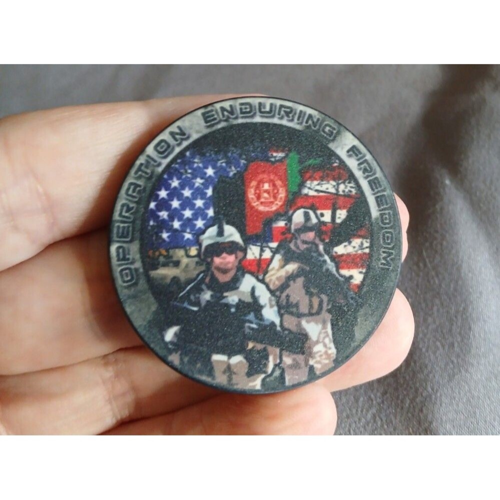 Operation Enduring Freedom Pm Its Usmc Military Challenge Poker Chip Semper Fi